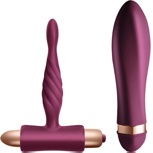 CLIMAXIMUM - DARE KIT TWISTED VIBRATOR + ANAL PLUG ANFÃNGER